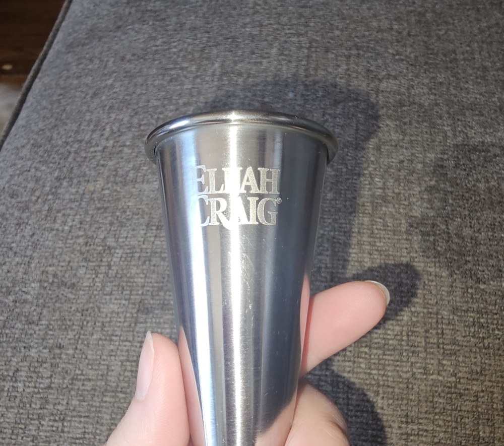 Elijah Craig jigger 2 oz cocktail measuring cup